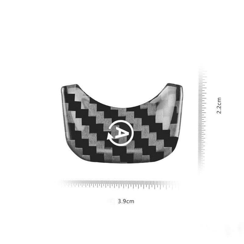 Luxury carbon fiber car start button sticker for GLE W167 GLS X167 2020 lbs - n