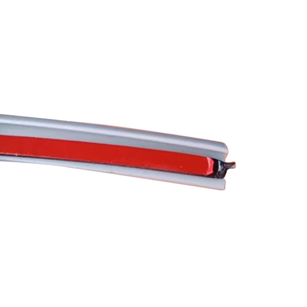 1-pack 2-meter T-shaped rubber sealing strip suitable for car edge trim, bumper lip skirt, 57 mm
