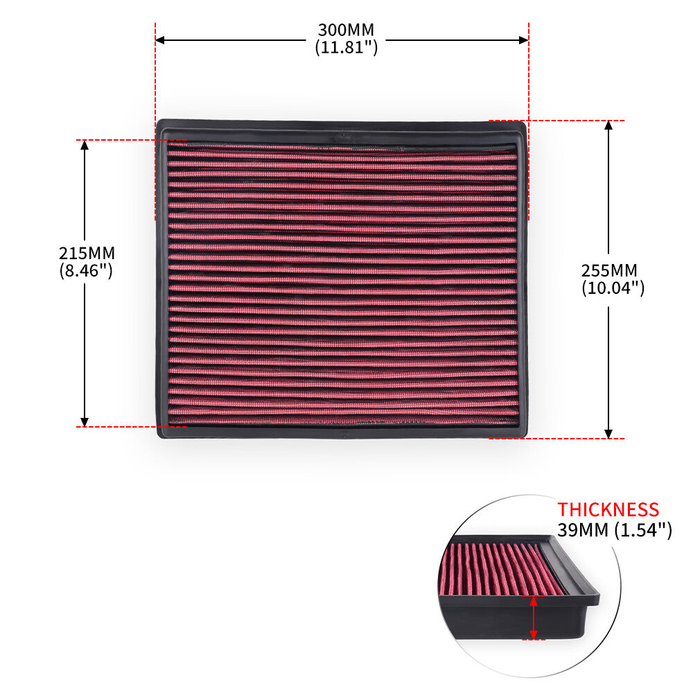 New 33-5017 Replacement Cotton Panel Air Filter Fit for Tundra/Sequoia/Tacoma
