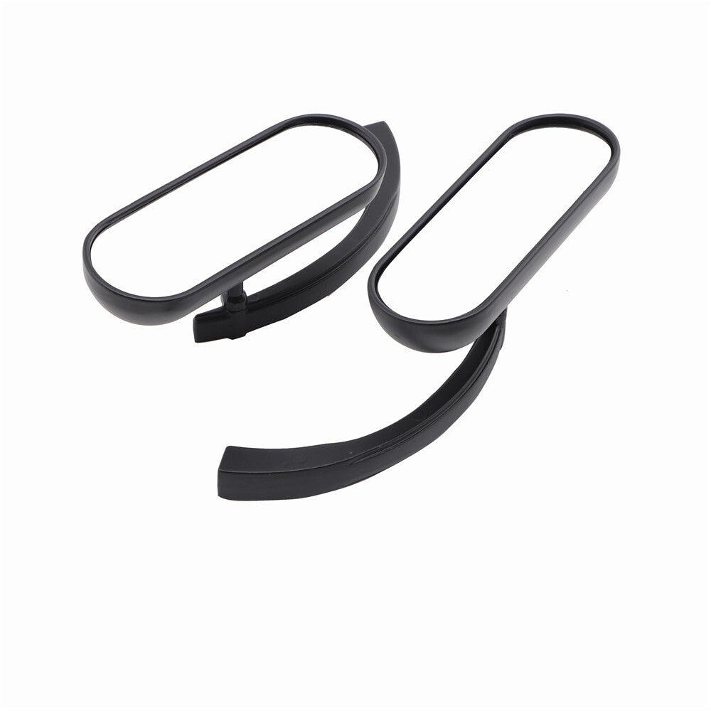 Motorcycle for Mini Oval Rearview Side Mirror for Harley Dyna Softail Deluxe Custom Q