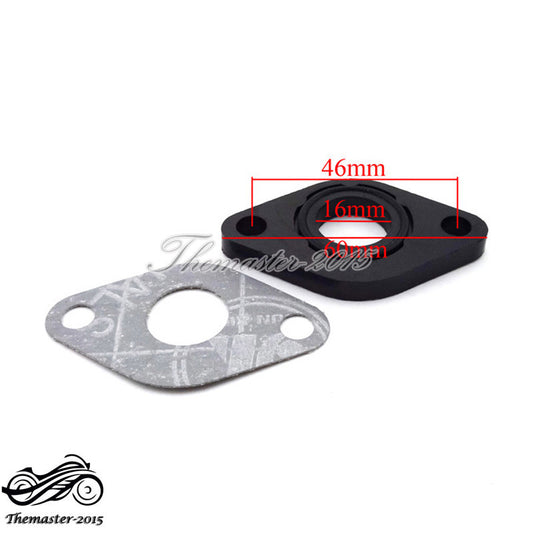 17mm Carburetor Carb Intake Gasket For GY6 50cc Moped Scooter part Taotao Roketa Q