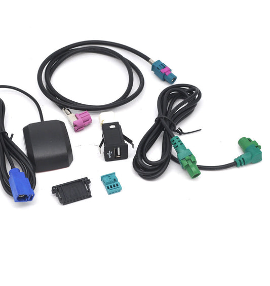 Retrofit Navigation CABLE USB socket idrive GPS power connector For CIC CID v