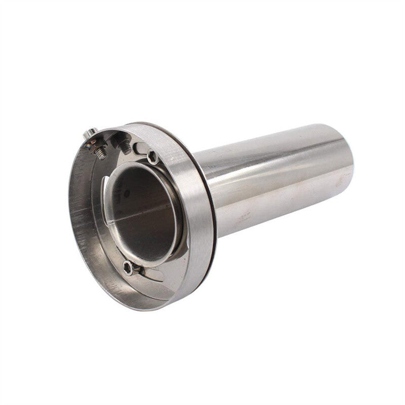 4.5 Universal Round Adjustable Exhaust Muffler Tip Silencer Removable Catback