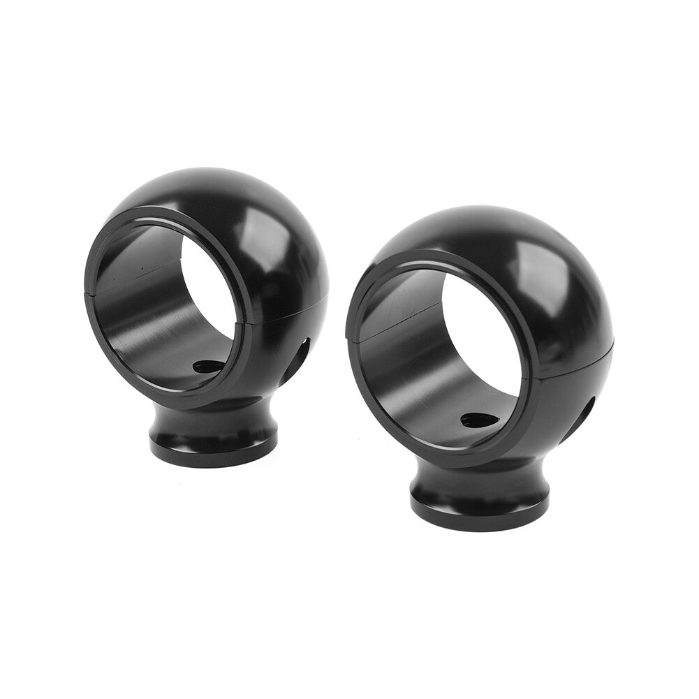 2 Rise Handlebar Riser Clamp Mount Black for Harley Sportster Softail