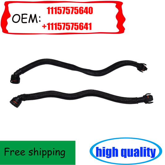 Set of 2Pcs Crankcase Breather Hose For 2011-2013 550i 650i 750i X5 X6 n