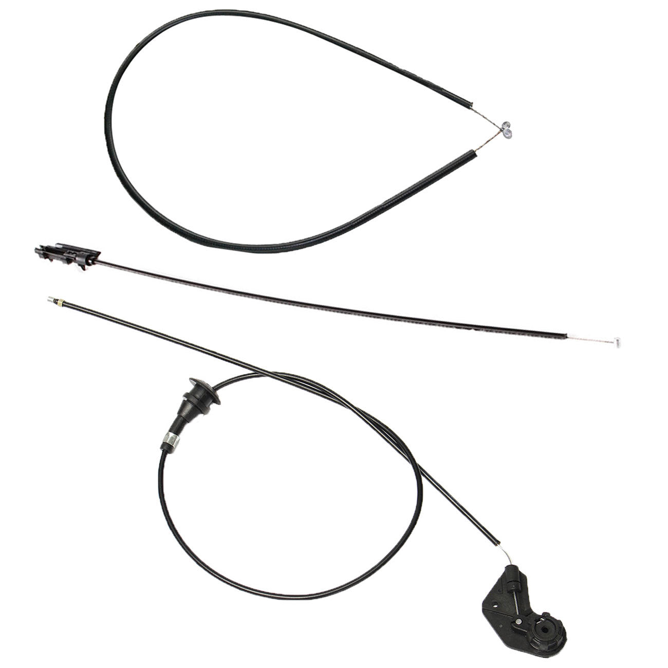 Set of 3PCS Engine Hood Release Wire Cable Fit for BMW E39 525i 530i