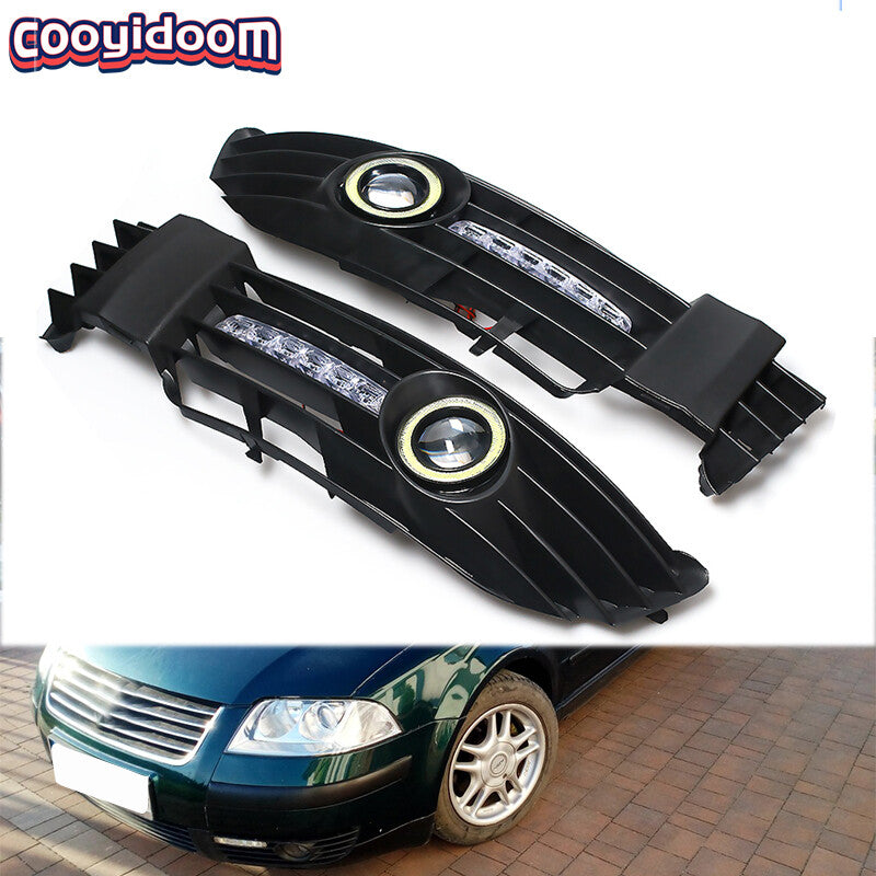 1. Dual daytime running lights and front fog lights are suitable for Volkswagen for Passat B5 (B5.5, 2000-2005).