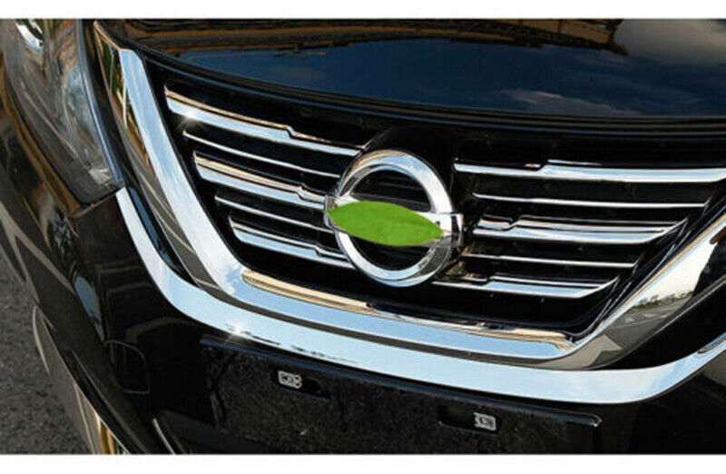 for Nissan Altima 2016-2018 Chrome Stainless Front Grille Grill Strip Cover Trim