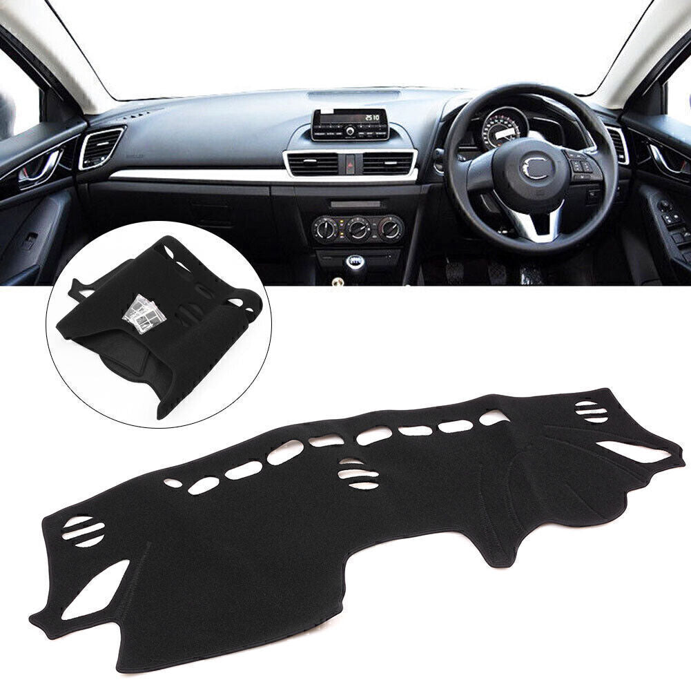 Car Interior Dashboard Cover + Fitting Accessories Fit for Mazda 3 BM 2014-2017 Q