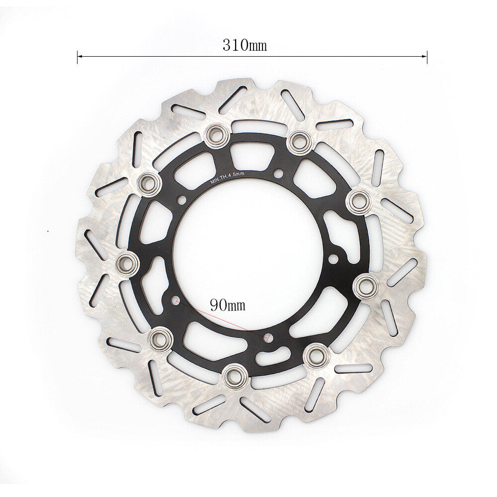 Applicable to YZF R1 2007-2008 - 2014 2012-2009 CNC motorcycle front floating brake disc rotor