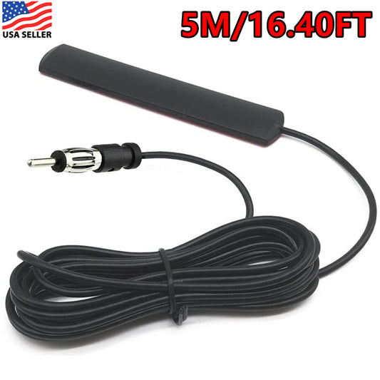 Car Interior Hidden Amplified Antenna Electronic Stereo AM/FM Radio Universal Q