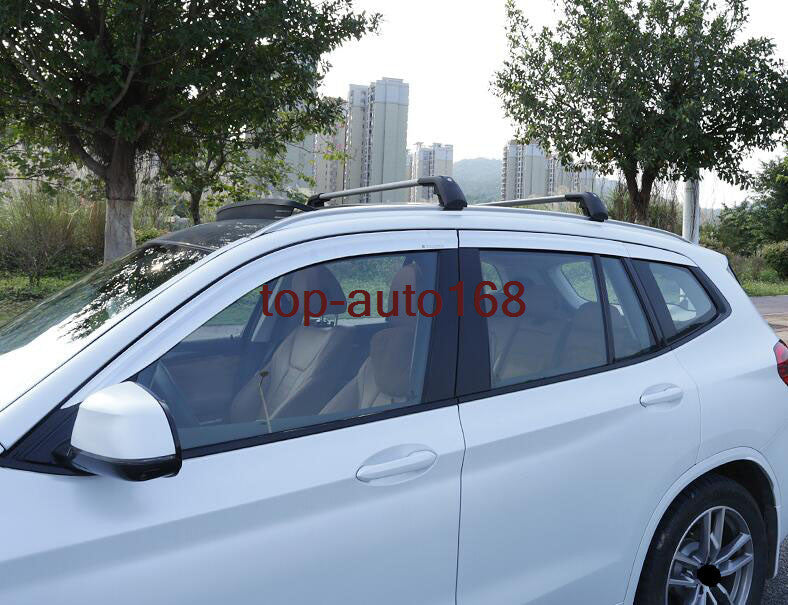 for BMW X3 2018-2024 Chrome Window Visor Vent Sun Shade Rain Guard Door Visor