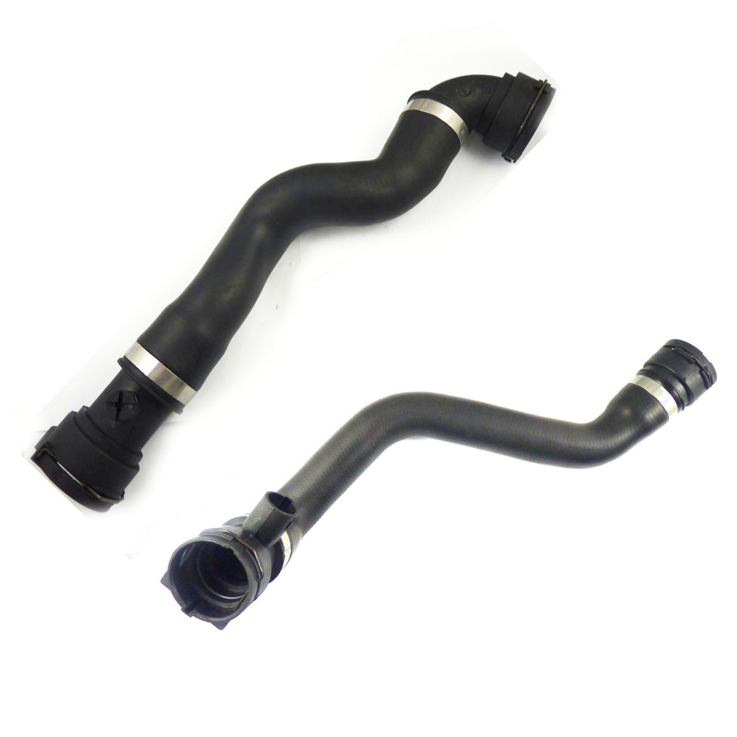 Upper + Lower 2 Radiator Cooling Water Hose Kit for E39 for 525i 528i 530i- v
