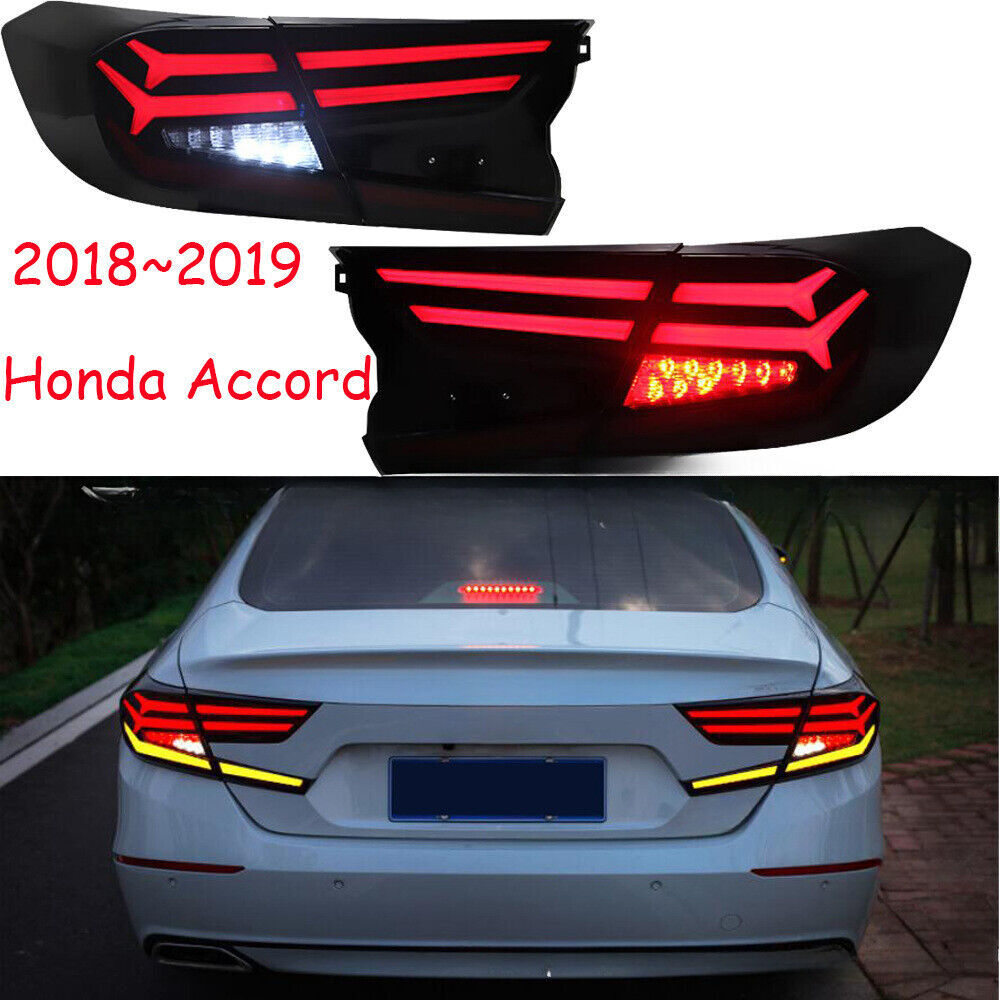 Reverse brake for smoked LED taillights on 2018-2019 for Honda Accord Q