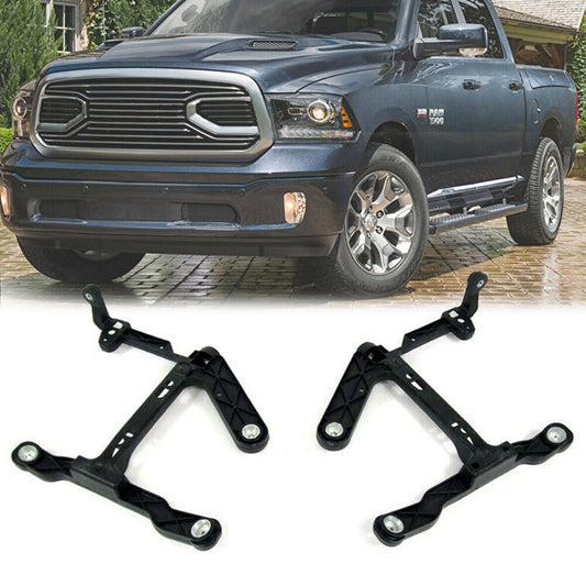 2x Car Front Bumper Fog Lamp Mounting Bracket Fit for Dodge for Ram 1500 2013-2018