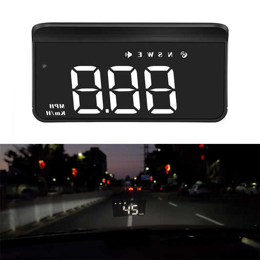 Car Digital GPS Speedometer Head Up Display Overspeed MPH/KM Tired Warning Alarm Q