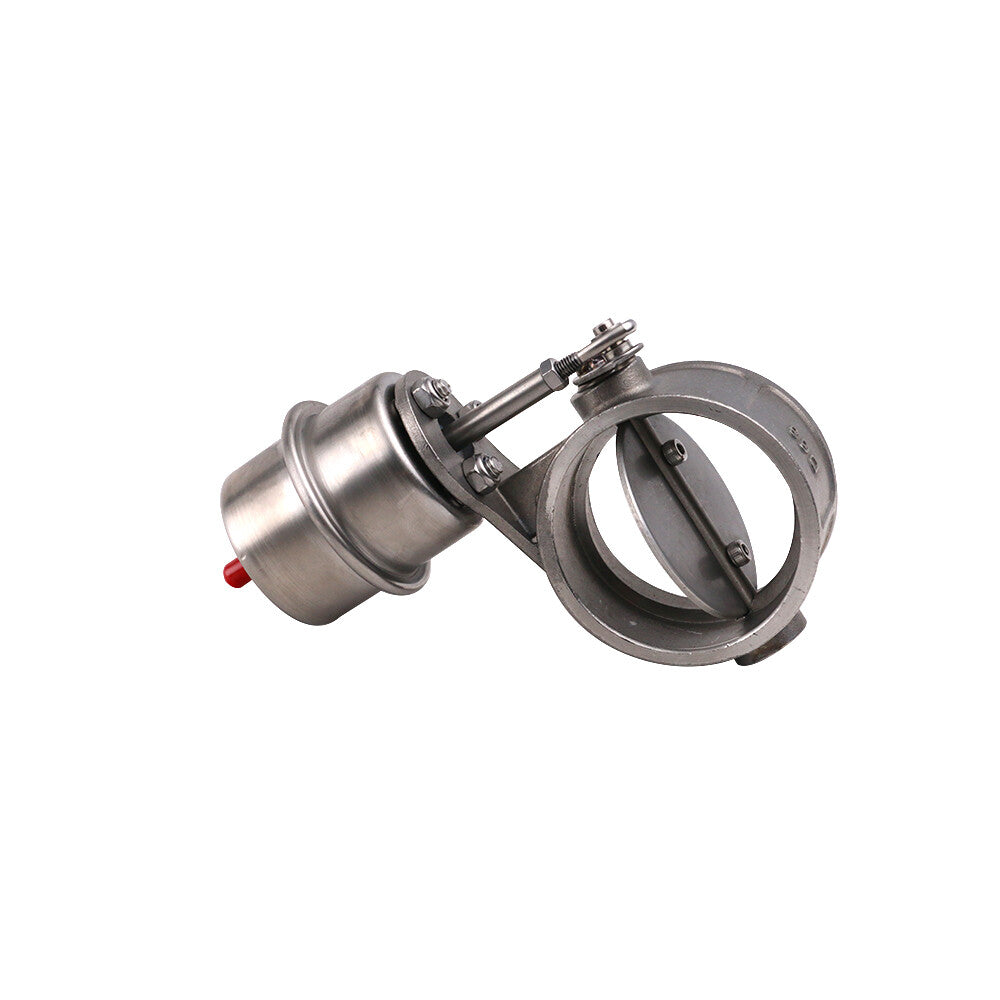1PC 3.5 89mm Exhaust Control Valve Set Vacuum Actuator OPEN Style Pipe Downpipe
