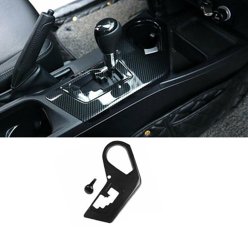 for Toyota Rav4 16-2018 ABS Carbon Fiber Console Gear Shift Box Frame Cover Trim