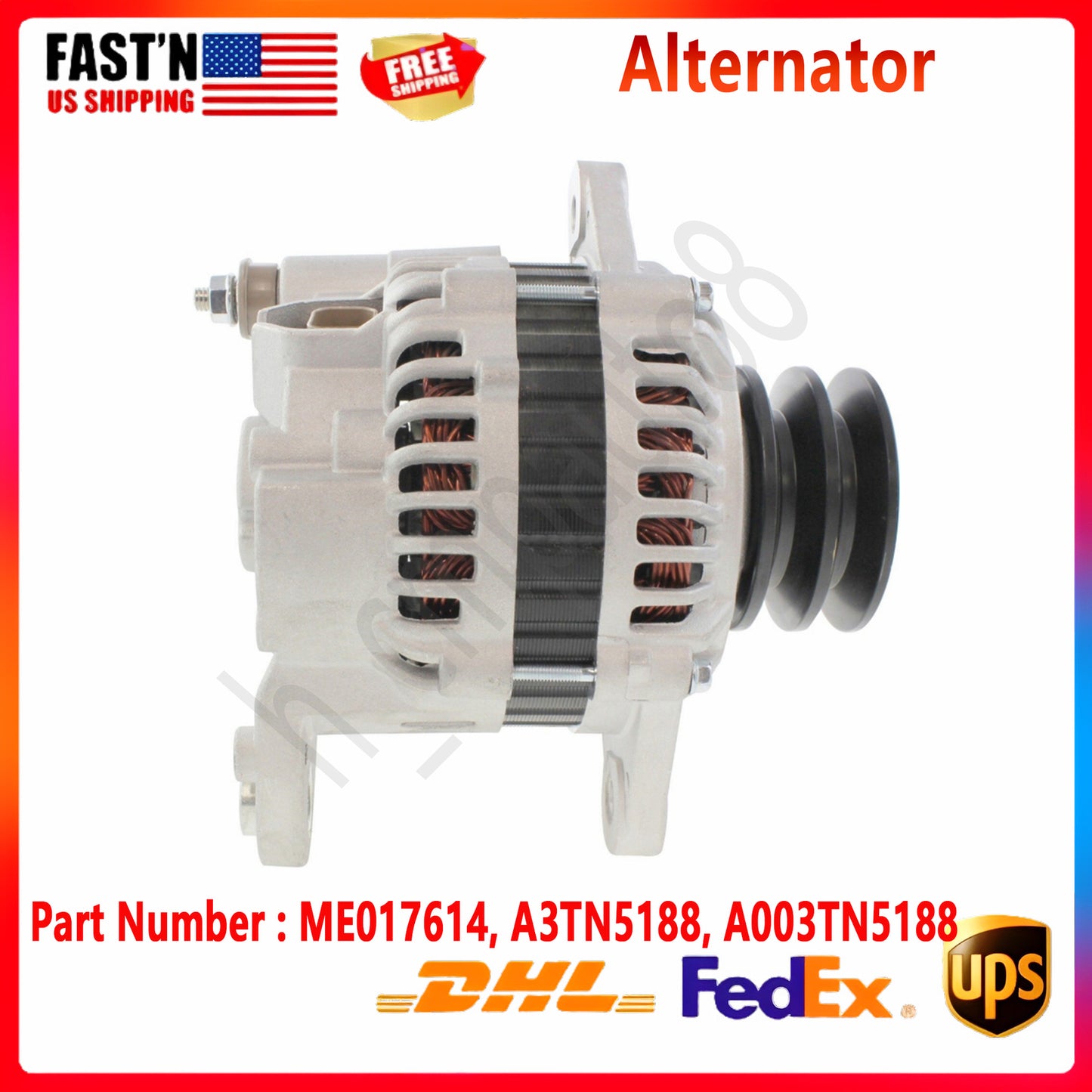 Alternator FOR 24 VOLT 35 AMP Replaces ME017614 A3TN5188 A003TN5188