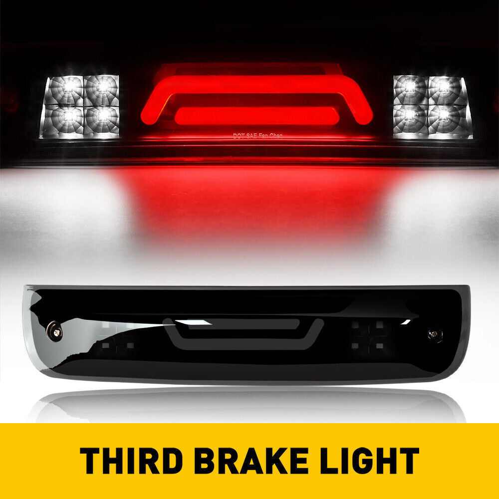 Smoke effect applicable to 09-18 for Dodge for Ram 1500 LED third brake light and reverse cargo light - n