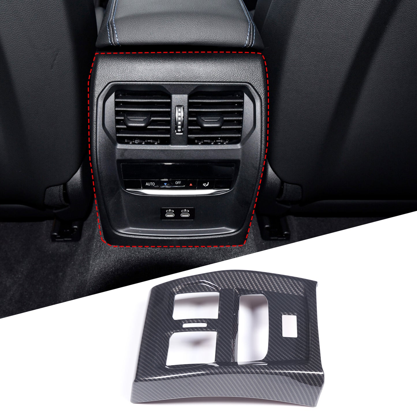 Matte Black steering wheel button cover trim frame for Tundra 2022 - 2023- v