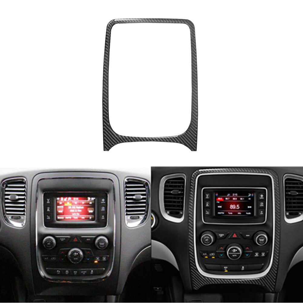 2Pcs Carbon Fiber Interior Console Panel Cover Trim for Mustang 2005-2009 v