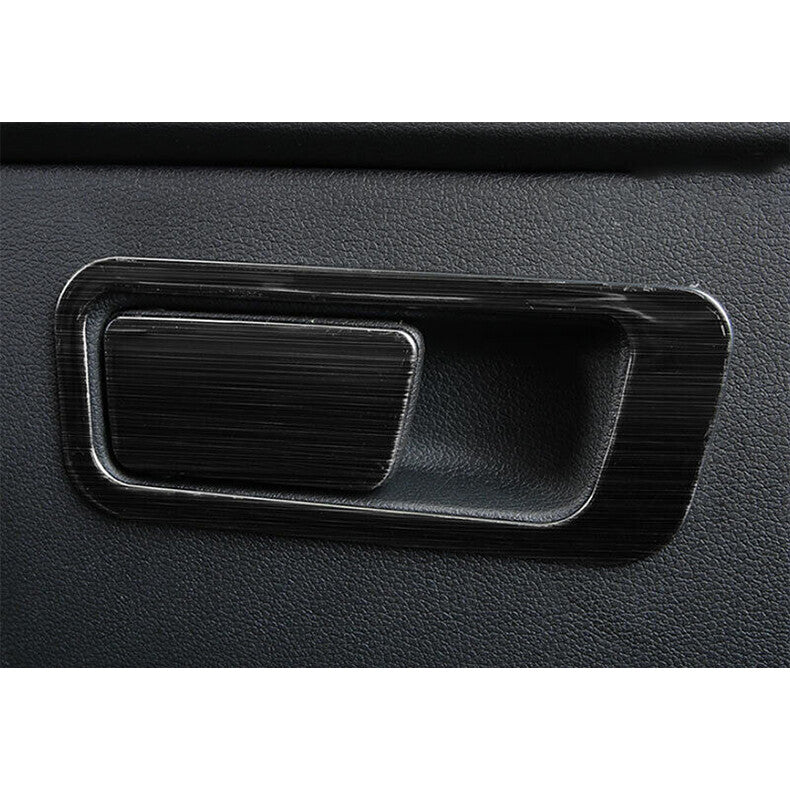 for Hyundai Sonata 2020-2023 Black steel for Co -Pilot Storage Box Handle Cover Trim