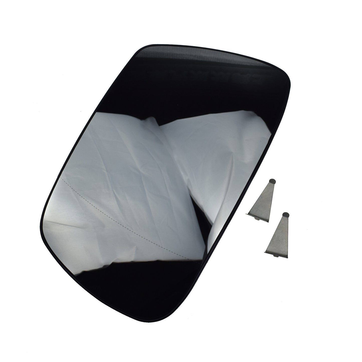 New 2005-2010 Grand Cherokee Left Driver Side Heated Door Mirror Glass - v