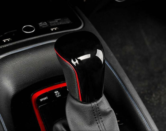 For Toyot@a for Corolla for Camry for Avalon RED+Black Interior Gear Shift Knob Cover Trim n