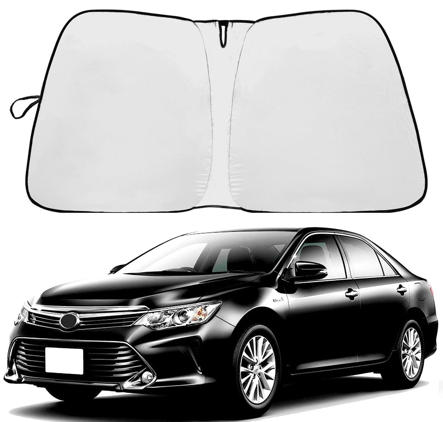 Fits 18-23 for Toyota for Camry Windshield Sun Shade Heat Block Foldable Visor Cover