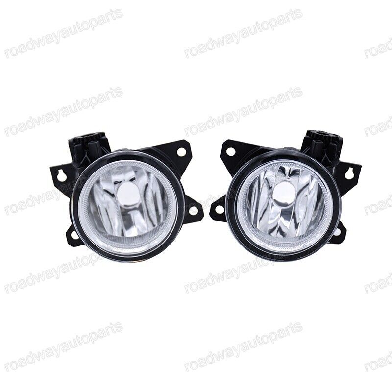 1Pair Front Bumper Fog Lights Driving Lamps Clear Lens for Honda Fit 2017-2018