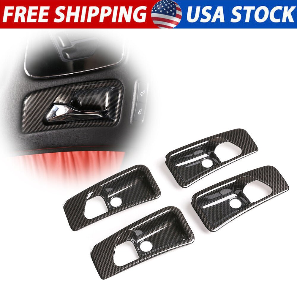 Carbon fiber fir interior window lift switch button decoration suitable for ta Tacoma 2016-22- v
