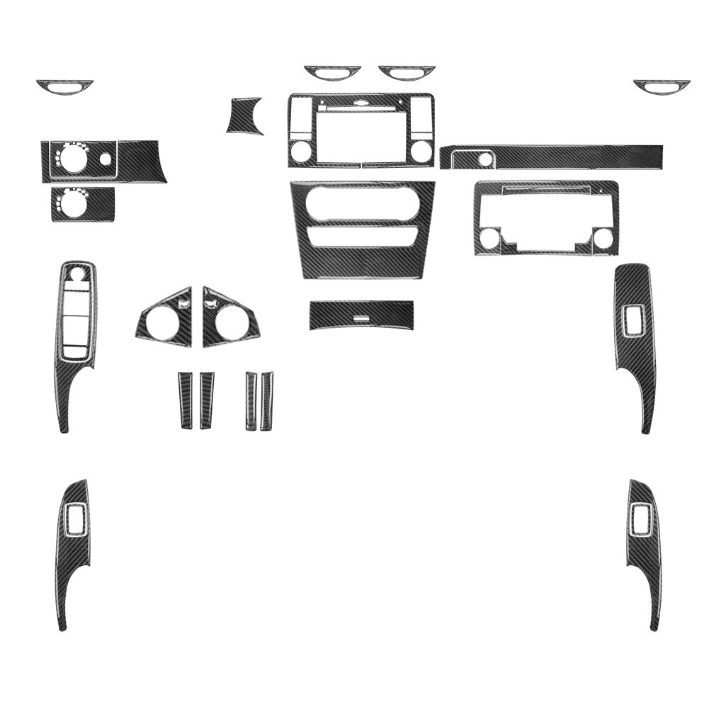 30X Carbon Fiber Full Interior Cover Trim Kit for Benz M-Class W164 2006-2011