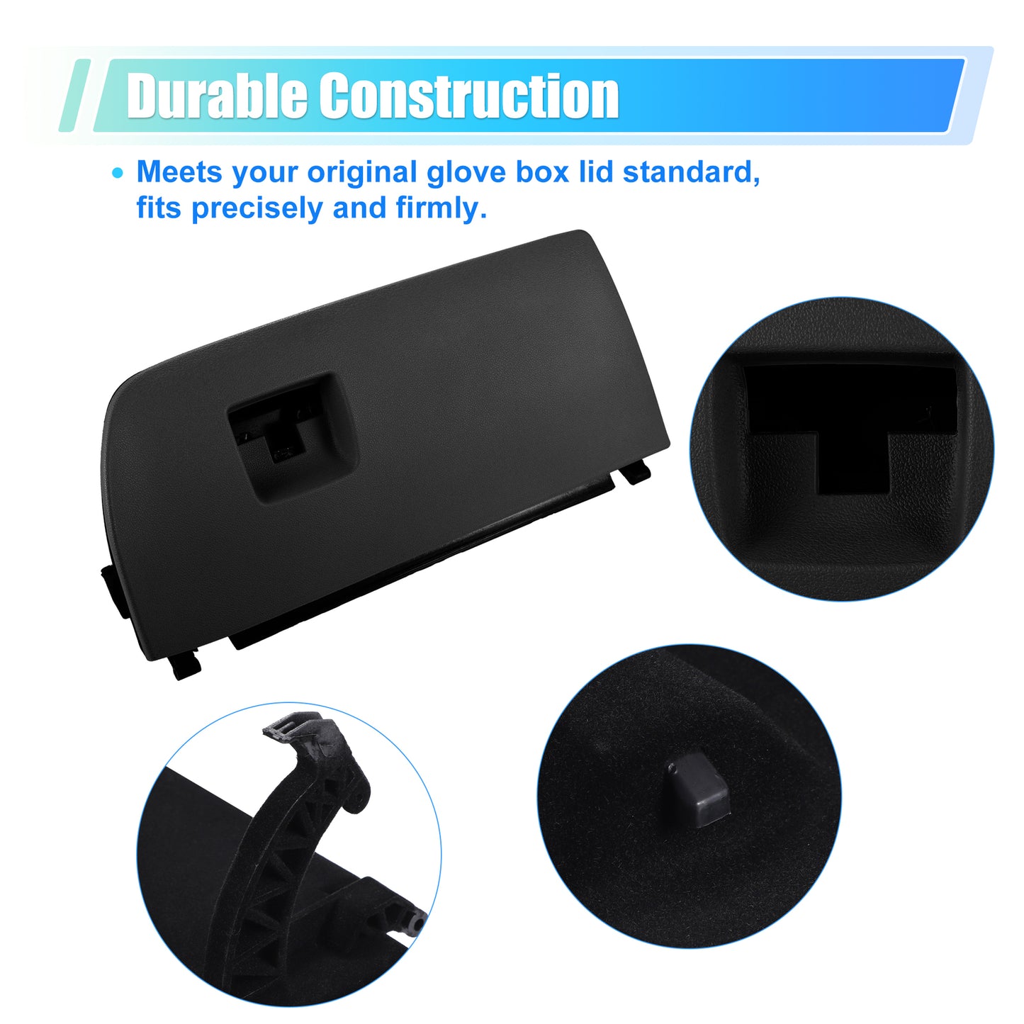 Car Dash Glove Box Door Lid Cover for BMW X3 F25 2011-2017 51166839000 Black