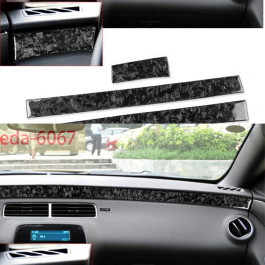 Forged Carbon Fiber Central Control Dashboard Cover for Chevrolet Camaro 2010-15