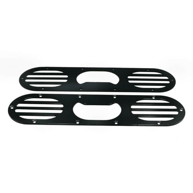 Suitable for GM black 2-piece racing rear bumper racing air transfer diffuser panel - n