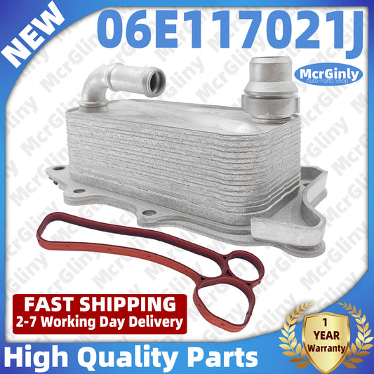 Engine oil cooler with gasket 06E117021M, suitable for Audi A4/A5/A6/A7/ for A8 Quattro 3.0T. n