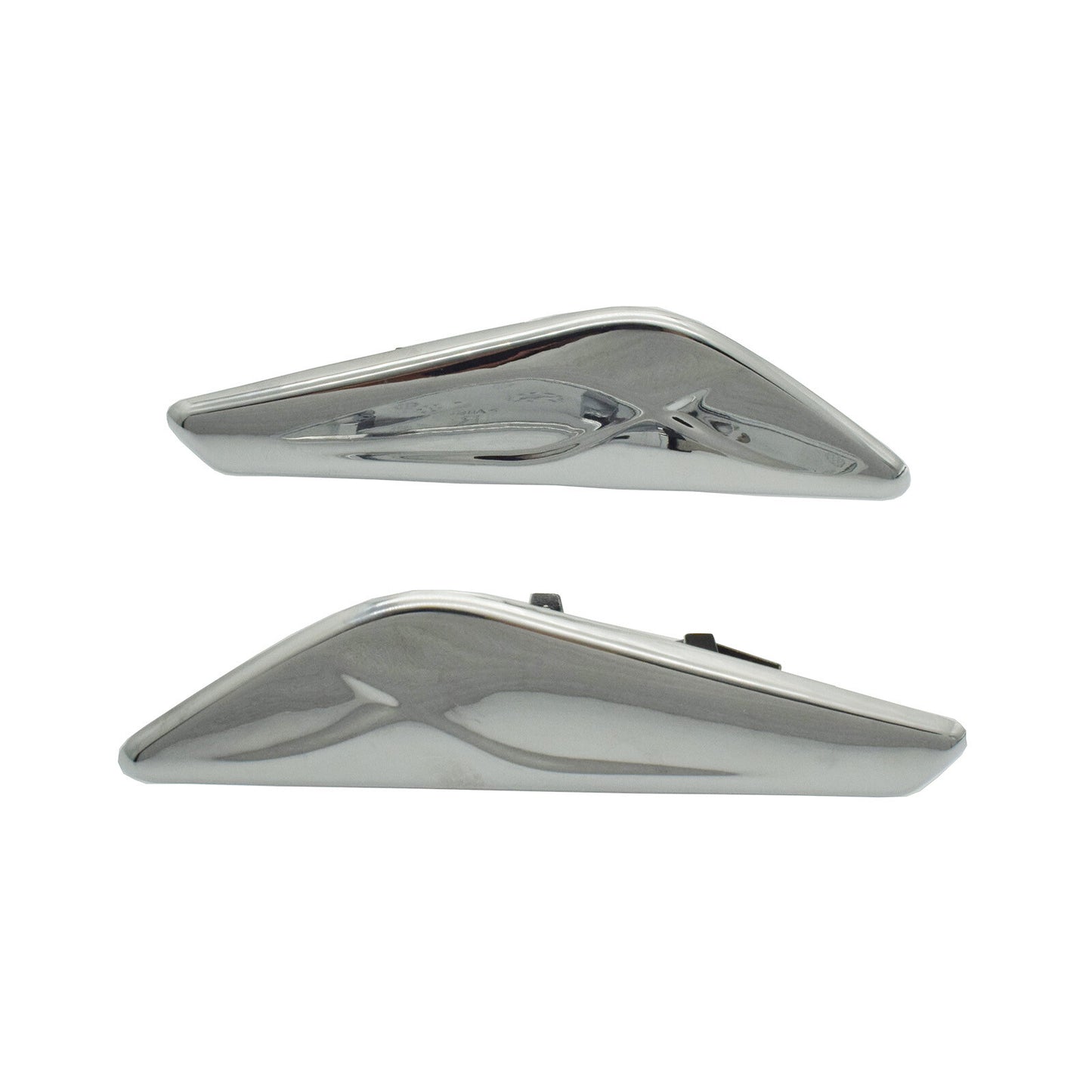2-piece set of chrome trim for front left and right fenders suitable for X3, X4, F25, F26 (new) v