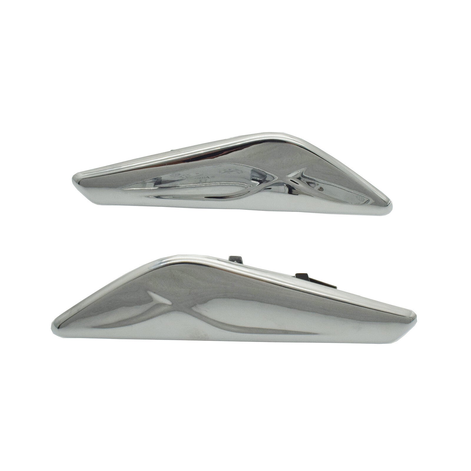2-piece set of chrome trim for front left and right fenders suitable for X3, X4, F25, F26 (new) v
