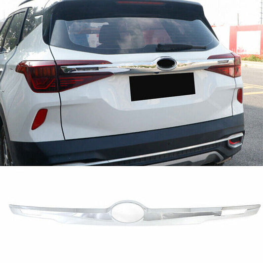 for Kia Seltos 2020-2023 Chrome ABS Rear Trunk Tailgate Lid Molding Cover Trim