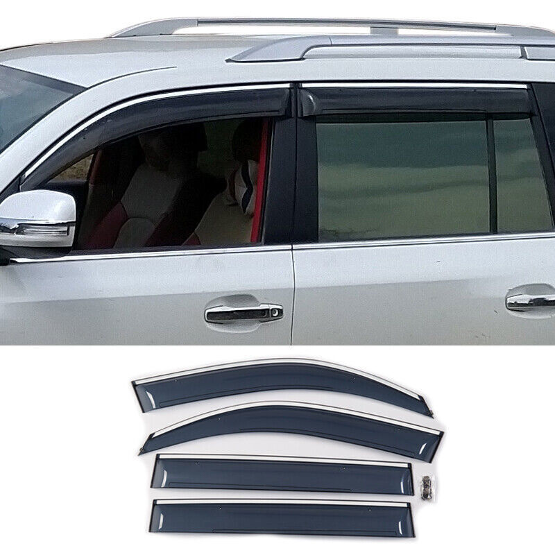 Window Visor W/Stainless Steel Trip For 2008-2021 for Toyota for Land Cruiser LC200 5700