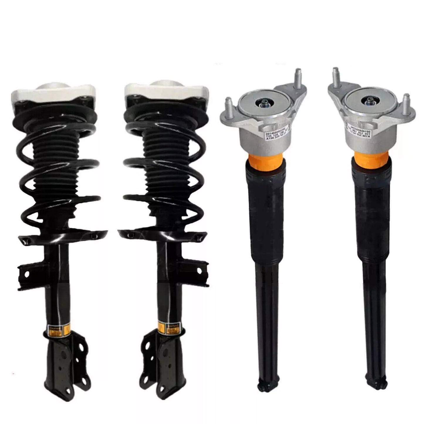 4-piece front and rear shock absorbers with EDC for Volkswagen for Passat CC, for Golf VI, Scirocco 2012-2016