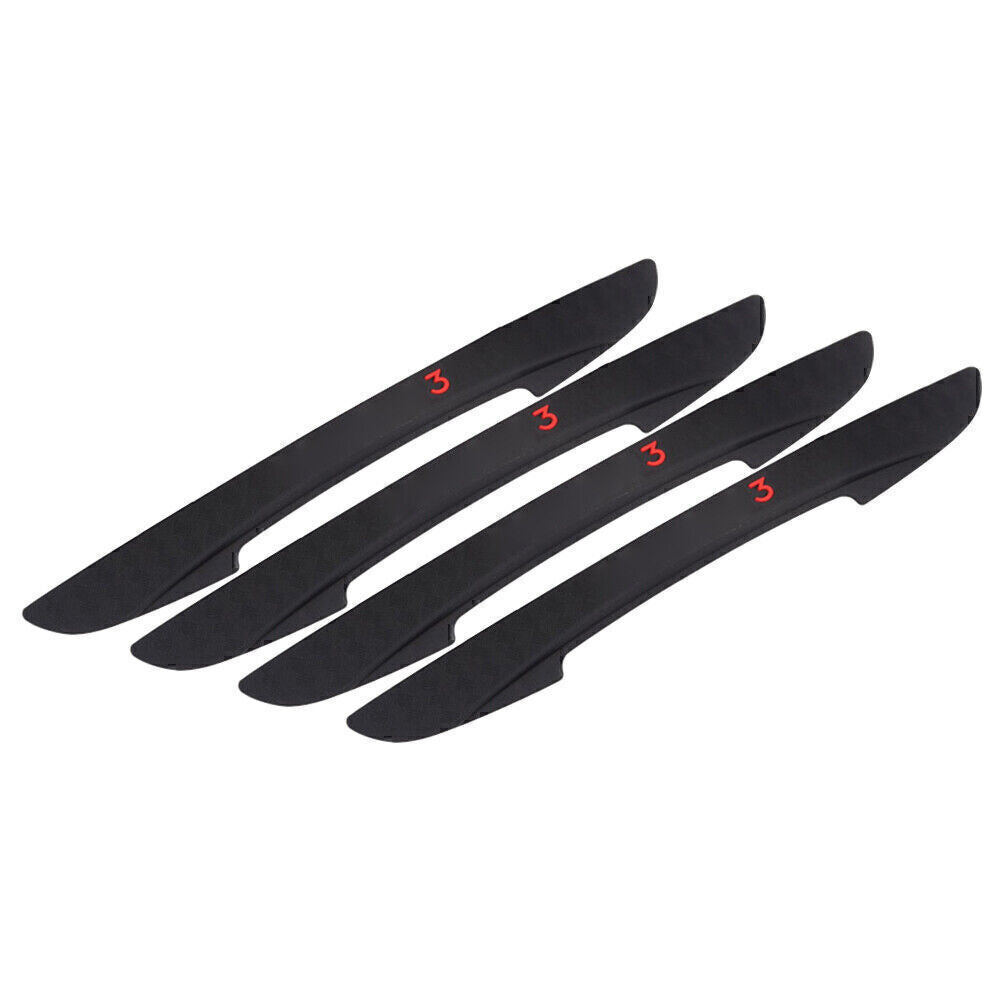 4x Car Door Edge Bumper Anti-Collision Guard Strip Protector for Tesla Model 3