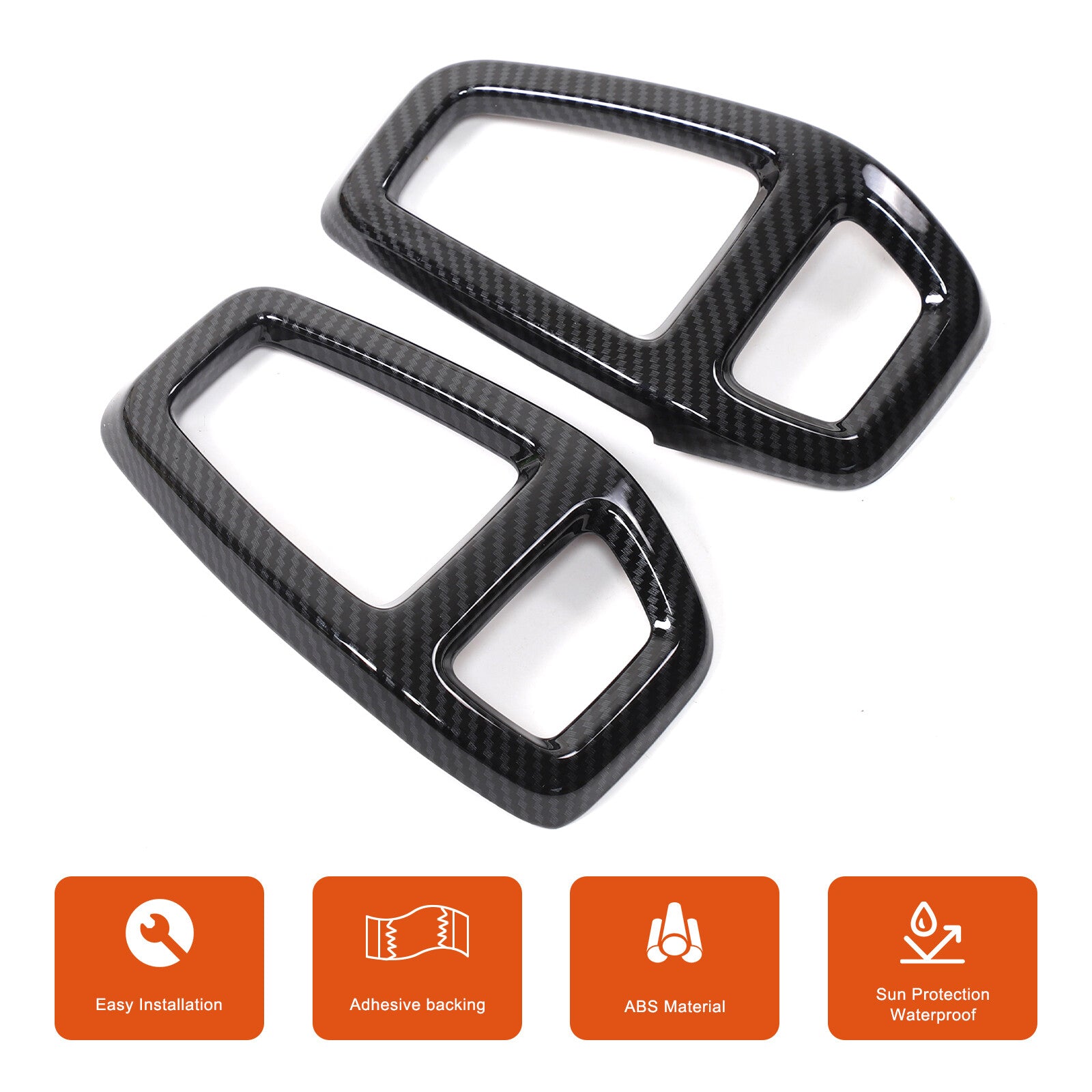 Front carbon fiber vent cover trim suitable for Kia Sorento 2021-2022 n