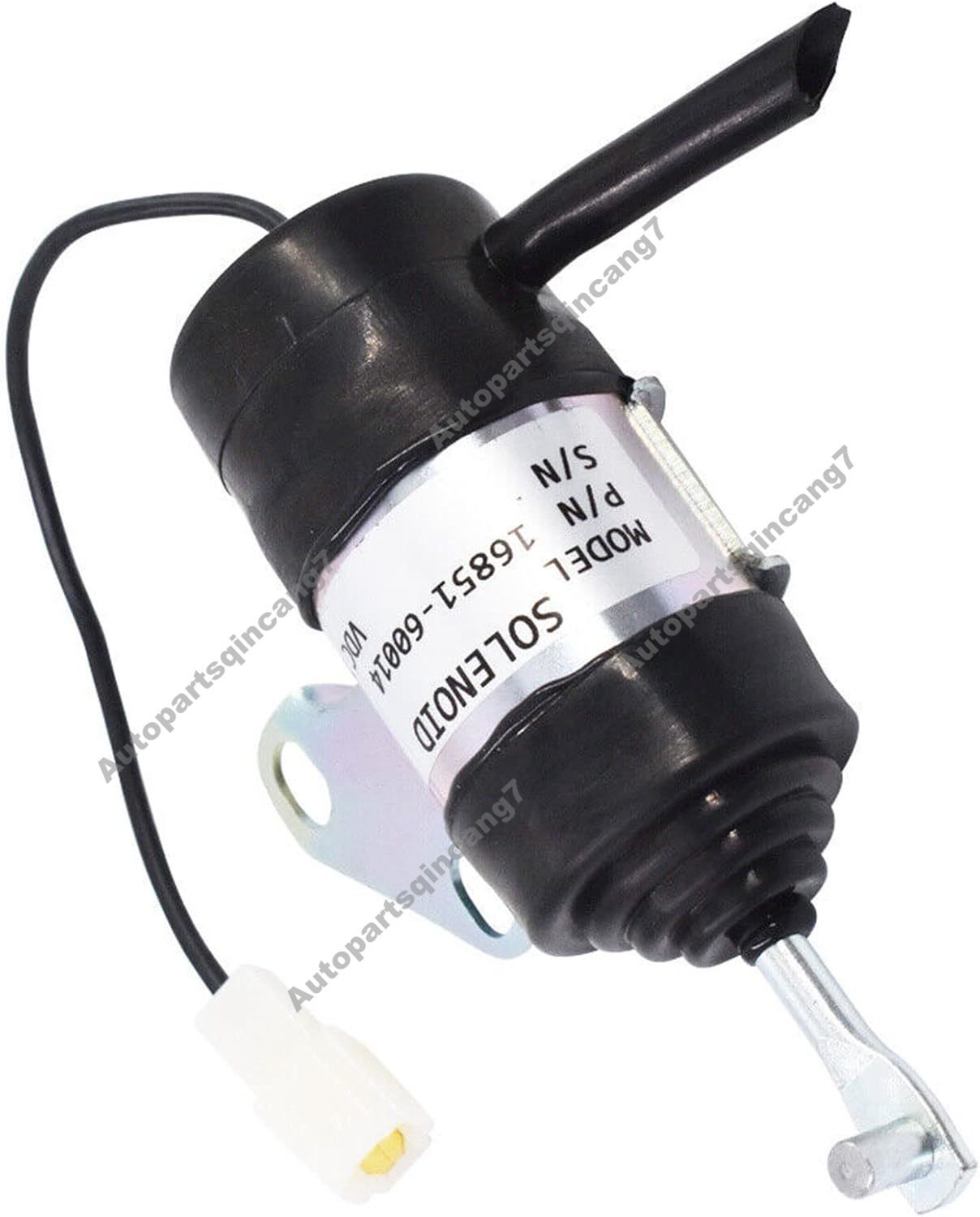 12V Fuel Stop Solenoid 16851-60014 for Kubota Tractor BX2350D BX24D BX25 G2160