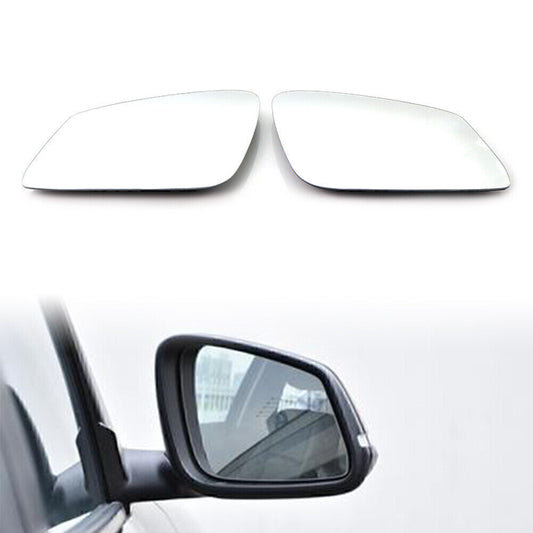 Pair Side Wing Mirror Glass for BMW 1 2 Series X1 X2 Q