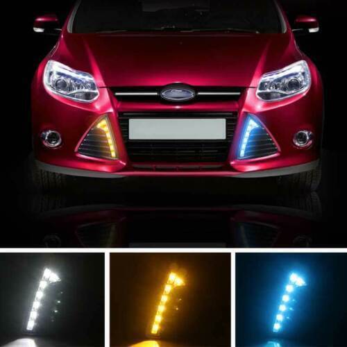 For Focus 2012-2014 Front Bumper Light Assembly Fog Light LED Turn Signal B n