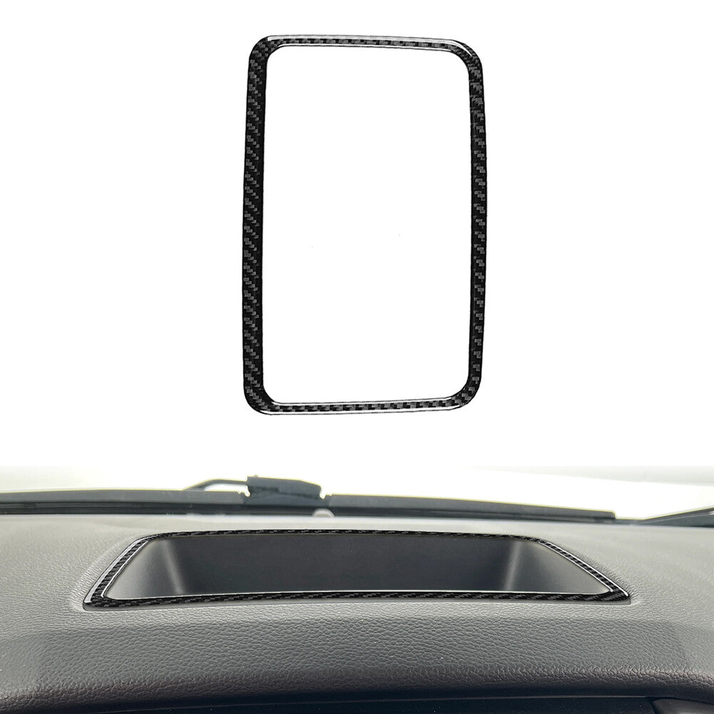 Carbon Fiber Dashboard Storage Box Cover Trim for Ford Ranger 2019-2022 2020