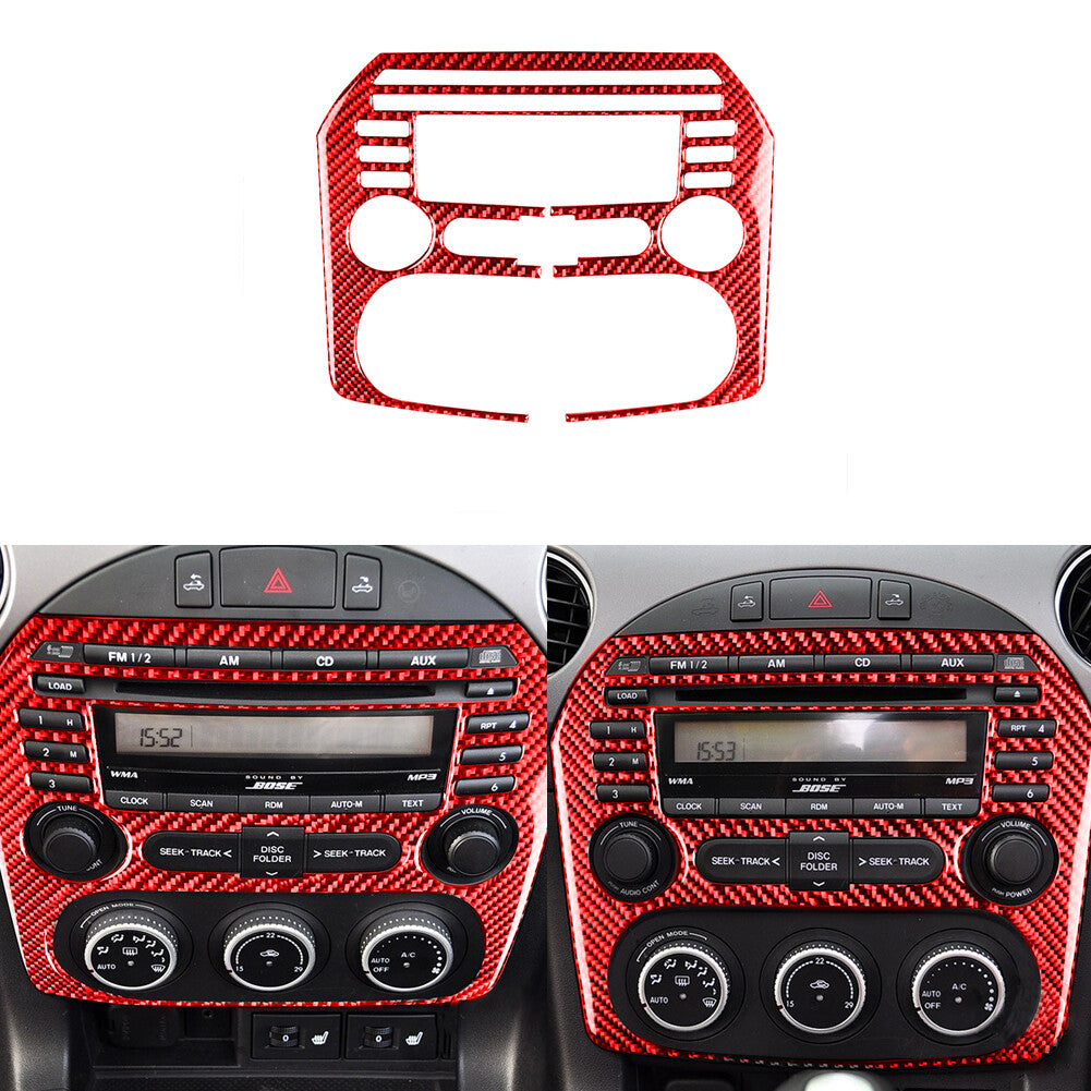 Carbon Fiber Center Control Navigation Panel for Corvette C7 2014-2019 v