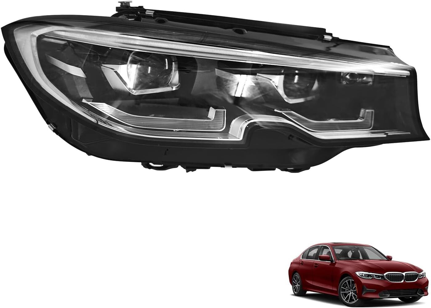 LED Headlight AFS 340i 330i Right Passenger For 2019-2021 3 G20 G21 n